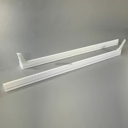 Side Skirts Set Apron Valance Addons (Fits Mitsubishi EVO 3 Evolution III)