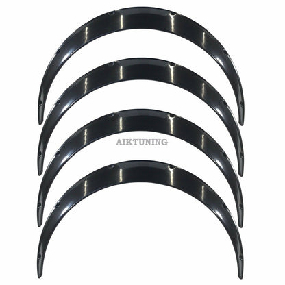 100mm Wide Universal Fender Flares Wheel Arch Extension Arches Trims JDM Set RUM