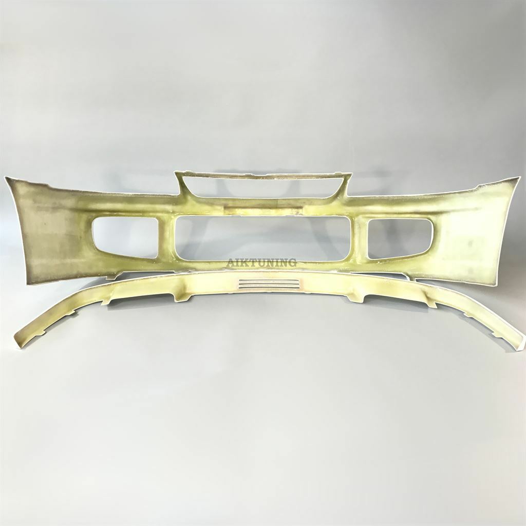 Front Bumper Spoiler Add On Valance Kit With Lip (Fits Mitsubishi Evolution 3)