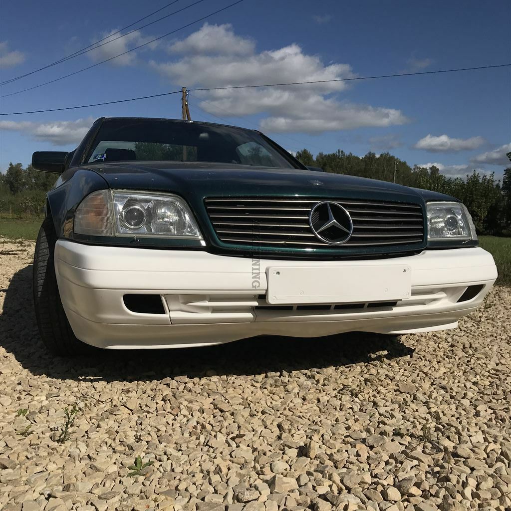 Full Front Bumper Spoiler Apron Parachoques (Fits 90-02 FL Mercedes Benz R129)