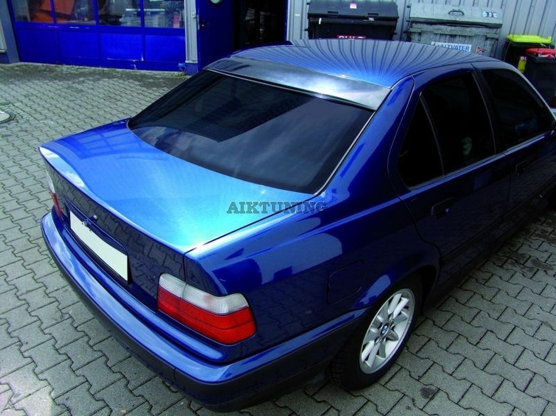 Rear Window Sun Guard Roof Extension Spoiler Cover (Fits BMW E36 Sedan)