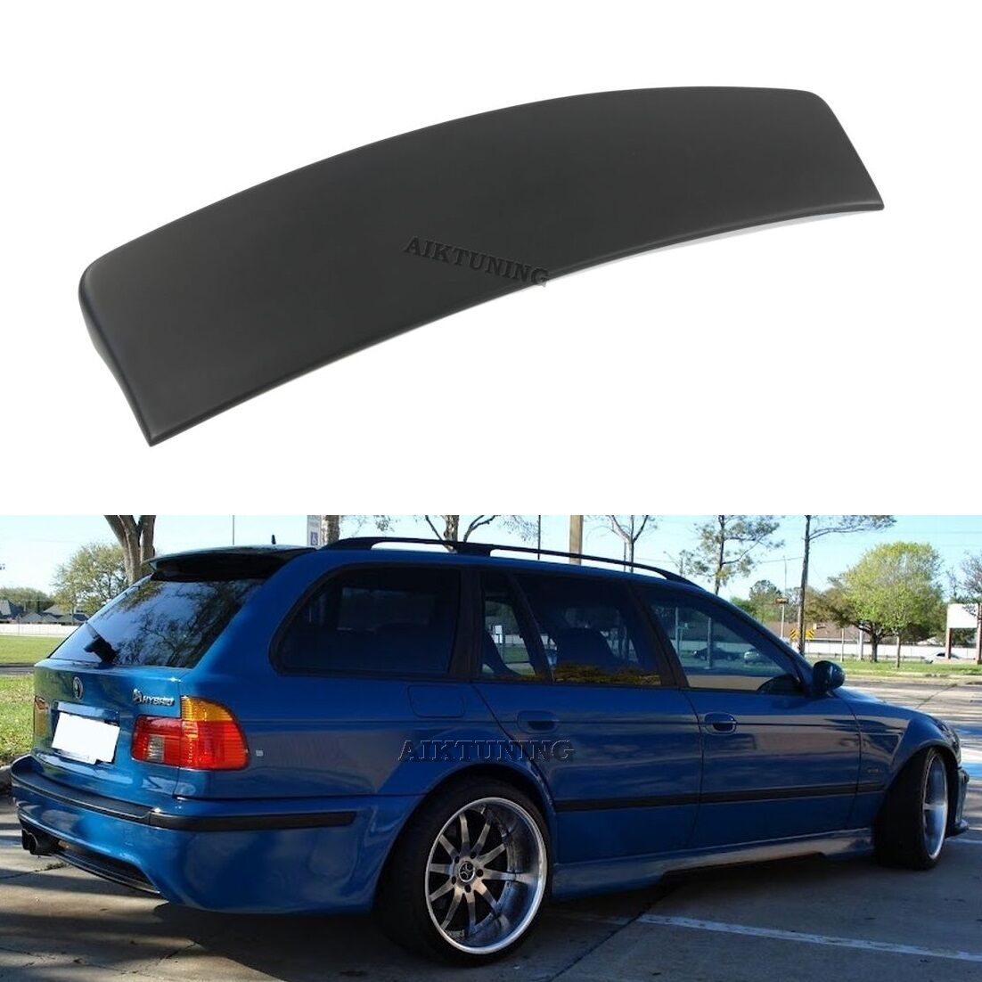 Rear Trunk Spoiler Tailgate Lid Lip Wing Ducktail Apron (Fits BMW E39 Touring)