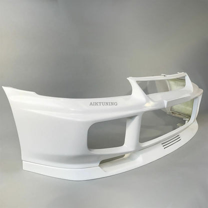 Front Bumper Spoiler Add On Valance Kit With Lip (Fits Mitsubishi Evolution 3)