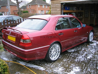 Rear Window Sun Guard Roof Extension Spoiler Cover (Fits Mercedes W202 C Class)