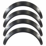 60mm Wide Universal Fender Flares Wheel Arch Extension Arches Trims JDM Set RS