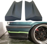 Rear Bumper Spats Splitter Lip Spoiler Apron Set (Fits BMW E36 Standard Bumper)