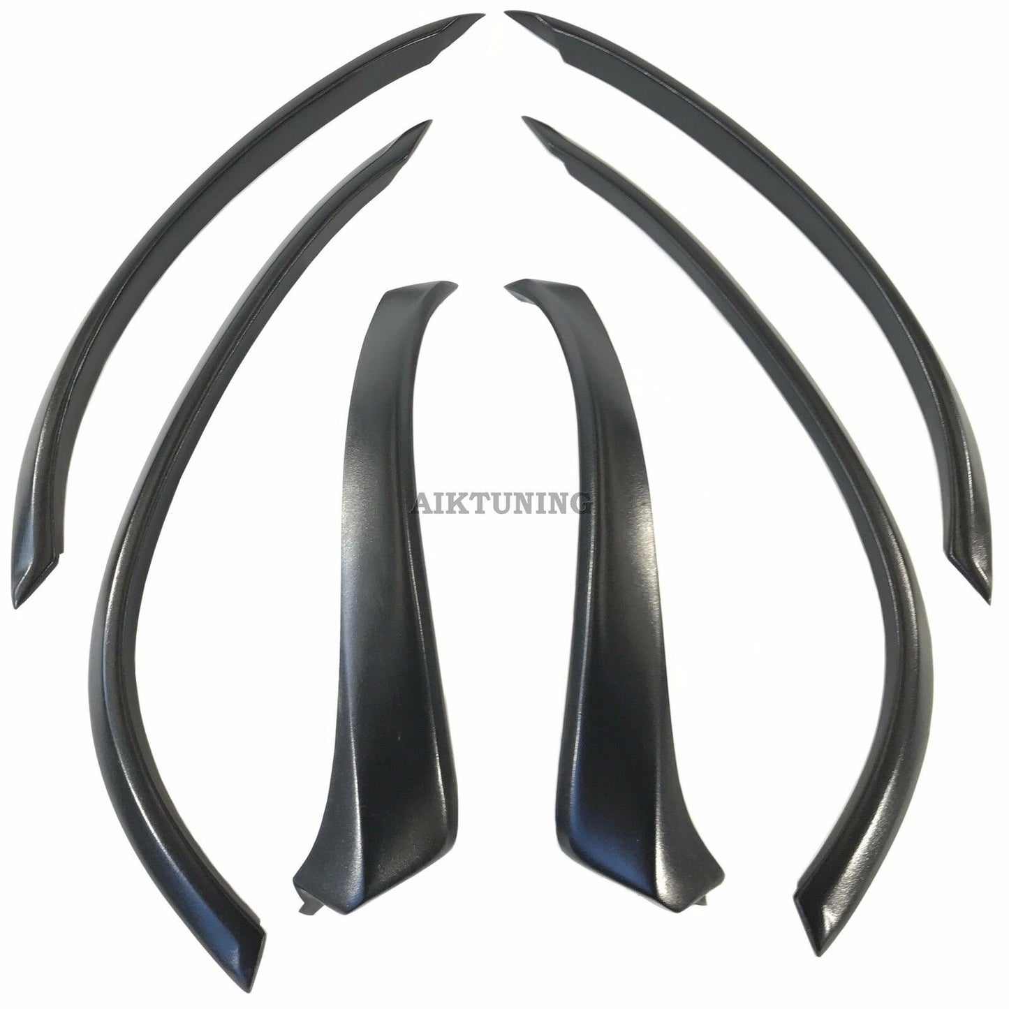 Arch & Front & Rear Bumper Spoiler Tuning Addon Set (Fits BMW E53 X5 2000-2006)