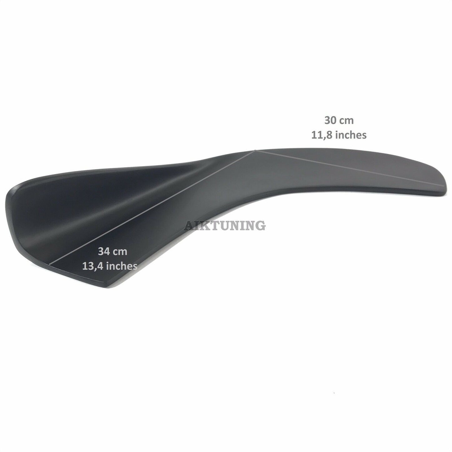 Universal Bumper Front Or Rear Addons Splitter Set Caps Aprons For Any Bumper